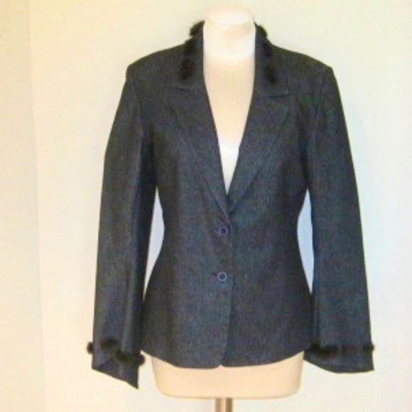 Orna Farho Edna Denim Blazer - Picture 1 of 8